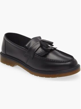 Dr. Martens Black Polished Smooth Kiltie Tassel Loafer (Box included)